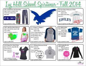 Ivy Hill Spirit Wear Order Form page 2